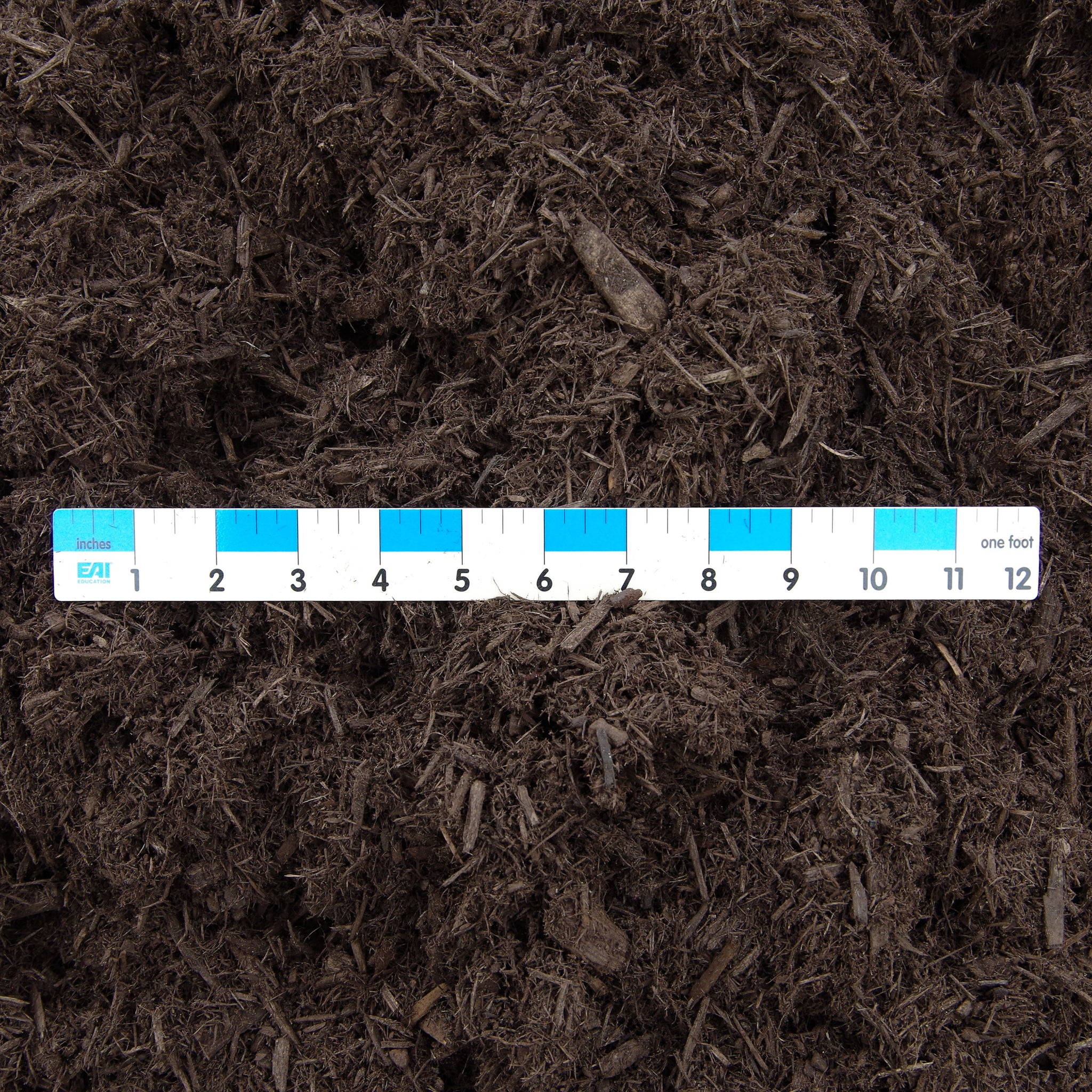 ☺︎ 36ダークブラウン Double Ground Hardwood Dyed Dark Brown Mulch - $36.00 Per Cubic