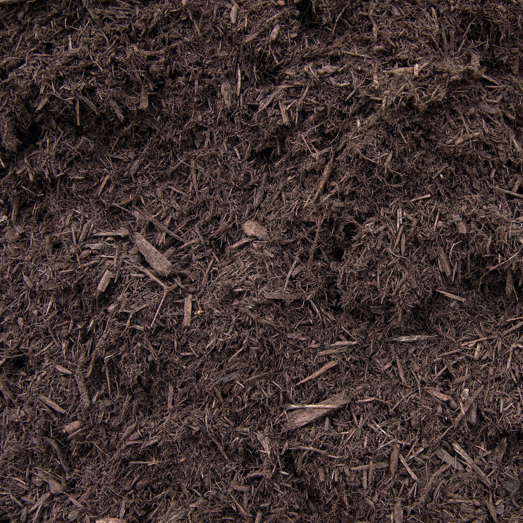 ☺︎ 36ダークブラウン Double Ground Hardwood Dyed Dark Brown Mulch - $36.00 Per Cubic